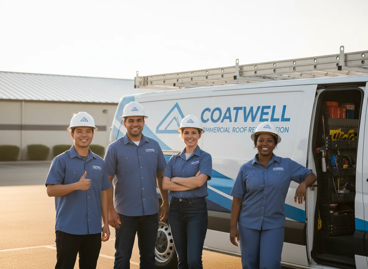Commercial roof coating company in Newbury, MA